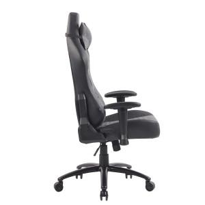 Silla gaming MAXIM en piel color negro