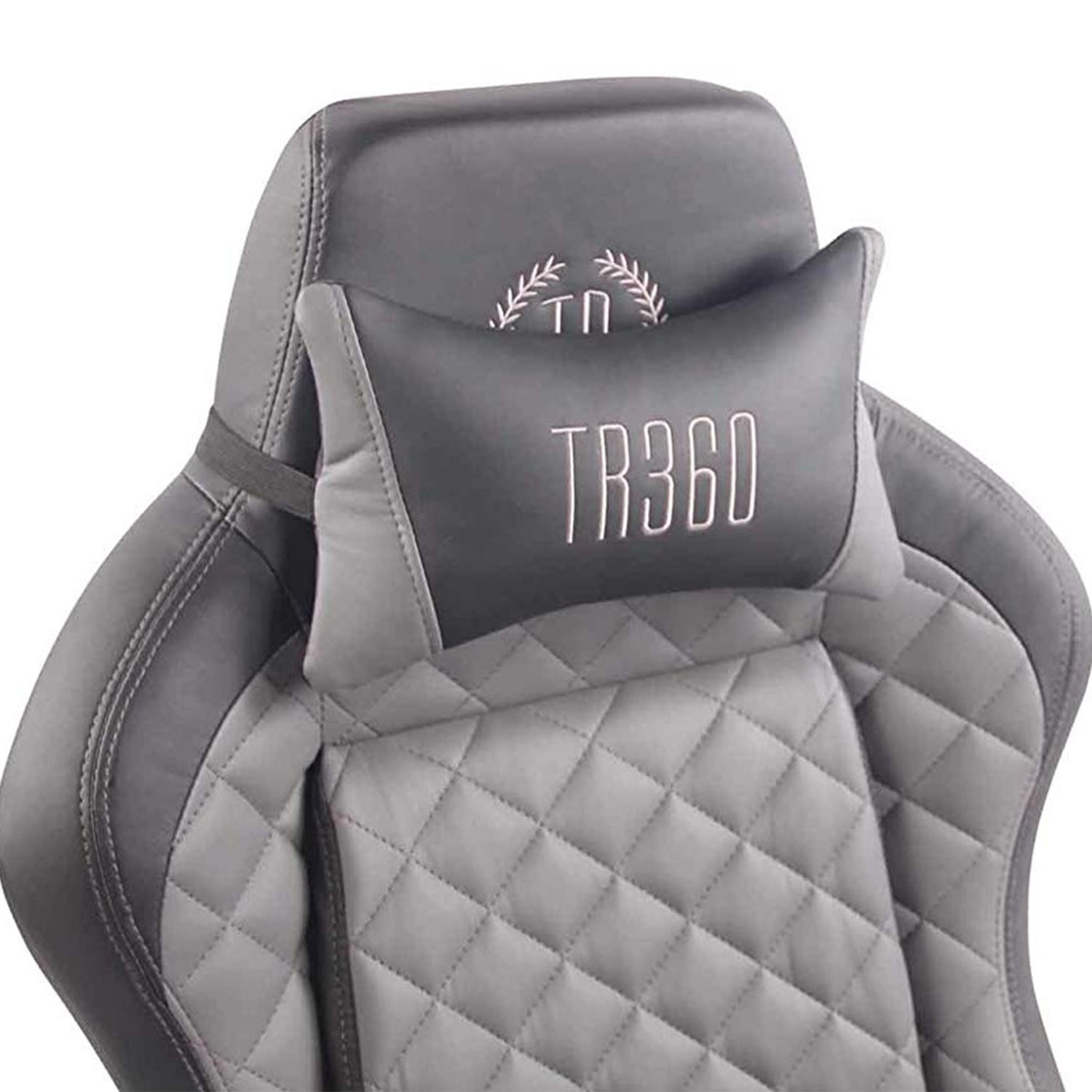 Silla Gaming MAXIM, Respaldo Reclinable, Cojines Lumbar y Cervical, En Piel Negro