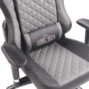 Silla gaming MAXIM en piel color negro
