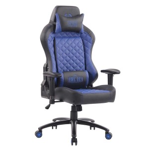 Silla gaming MAXIM en piel color negro