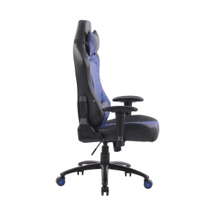 Silla gaming MAXIM en piel color negro