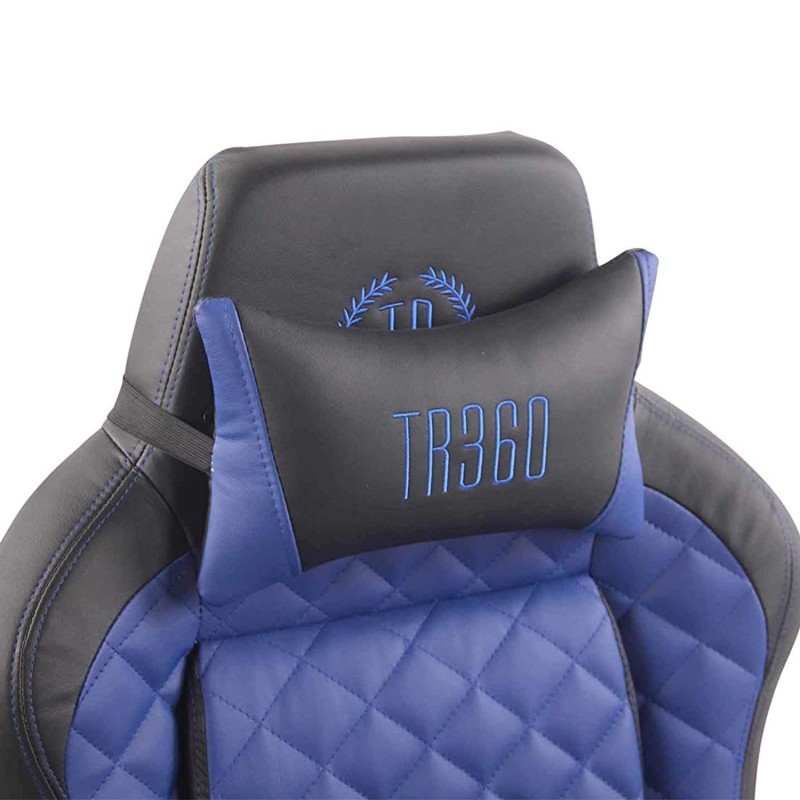 Silla gaming MAXIM en piel color negro