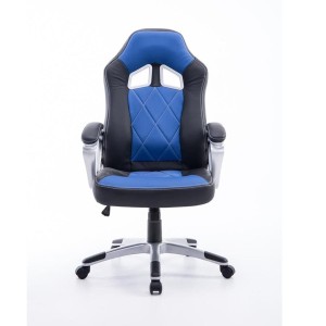 Silla Gaming SAINZ en Piel Negro/Azul