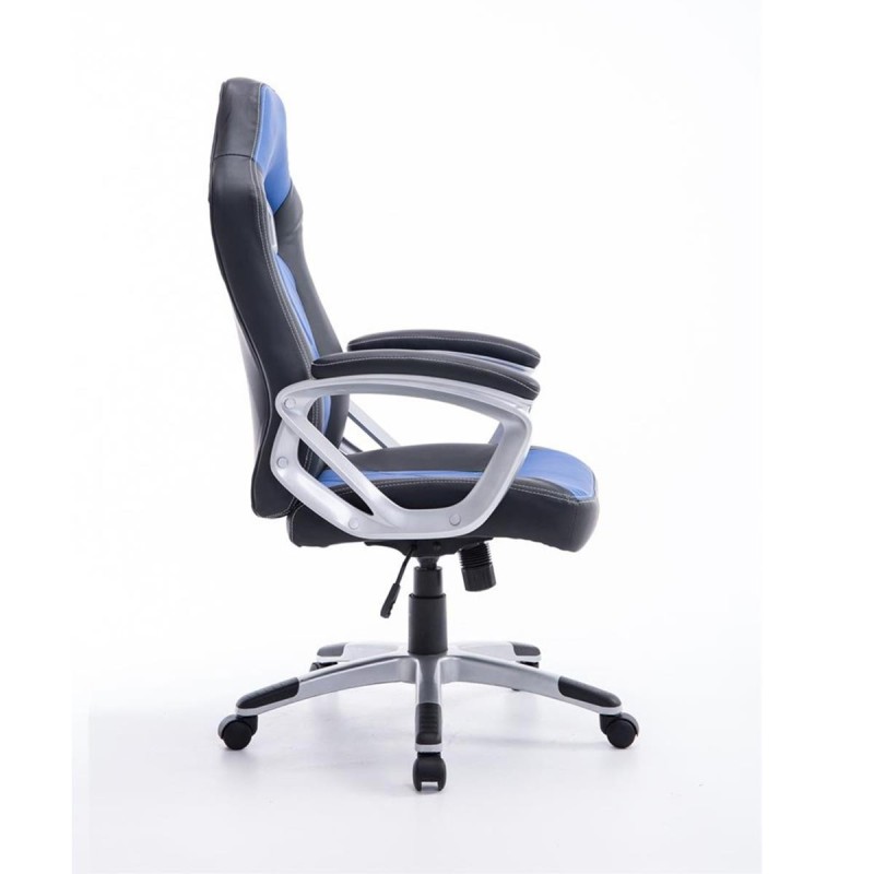 Silla Gaming SAINZ en Piel Negro/Azul
