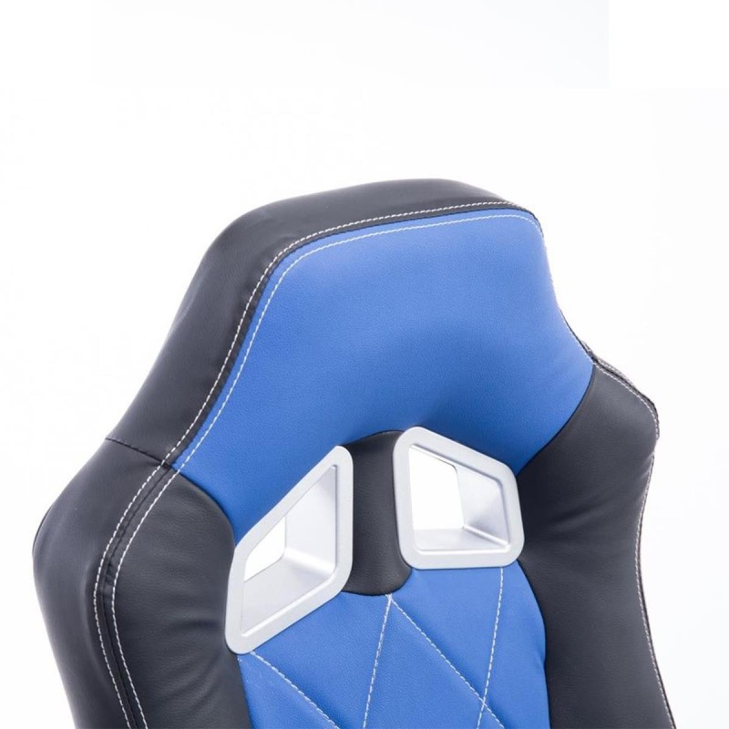 Silla Gaming SAINZ en Piel Negro/Azul