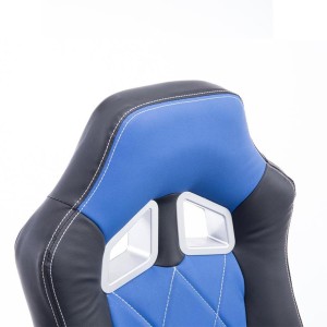 Silla Gaming SAINZ en Piel Negro/Azul