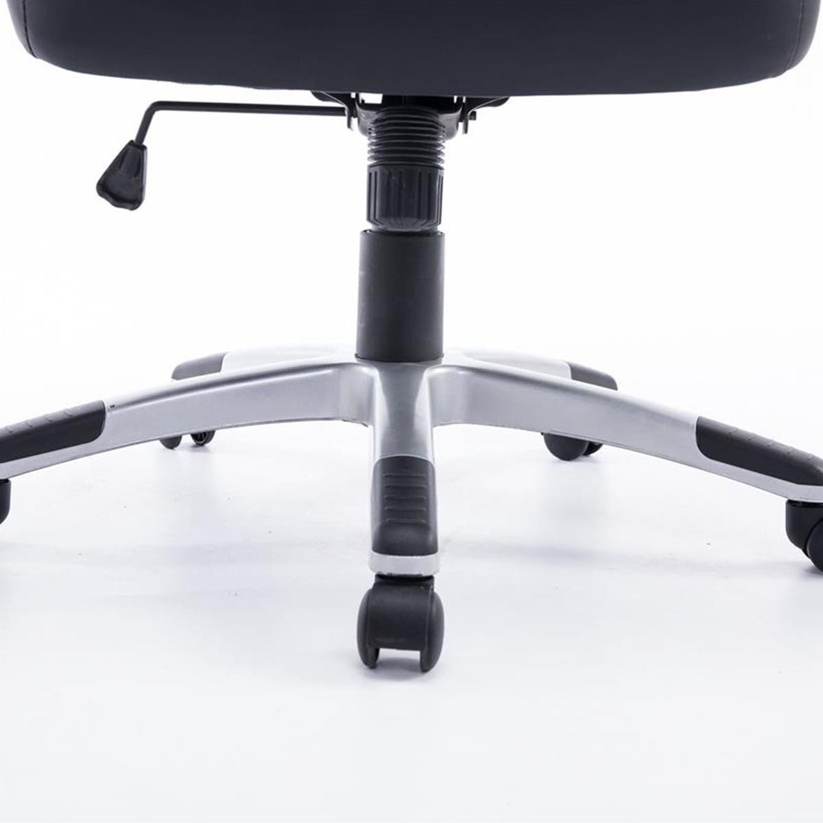 Silla Gaming SAINZ, Diseño Deportivo, Grueso Acolchado, En Piel Negro/Azul