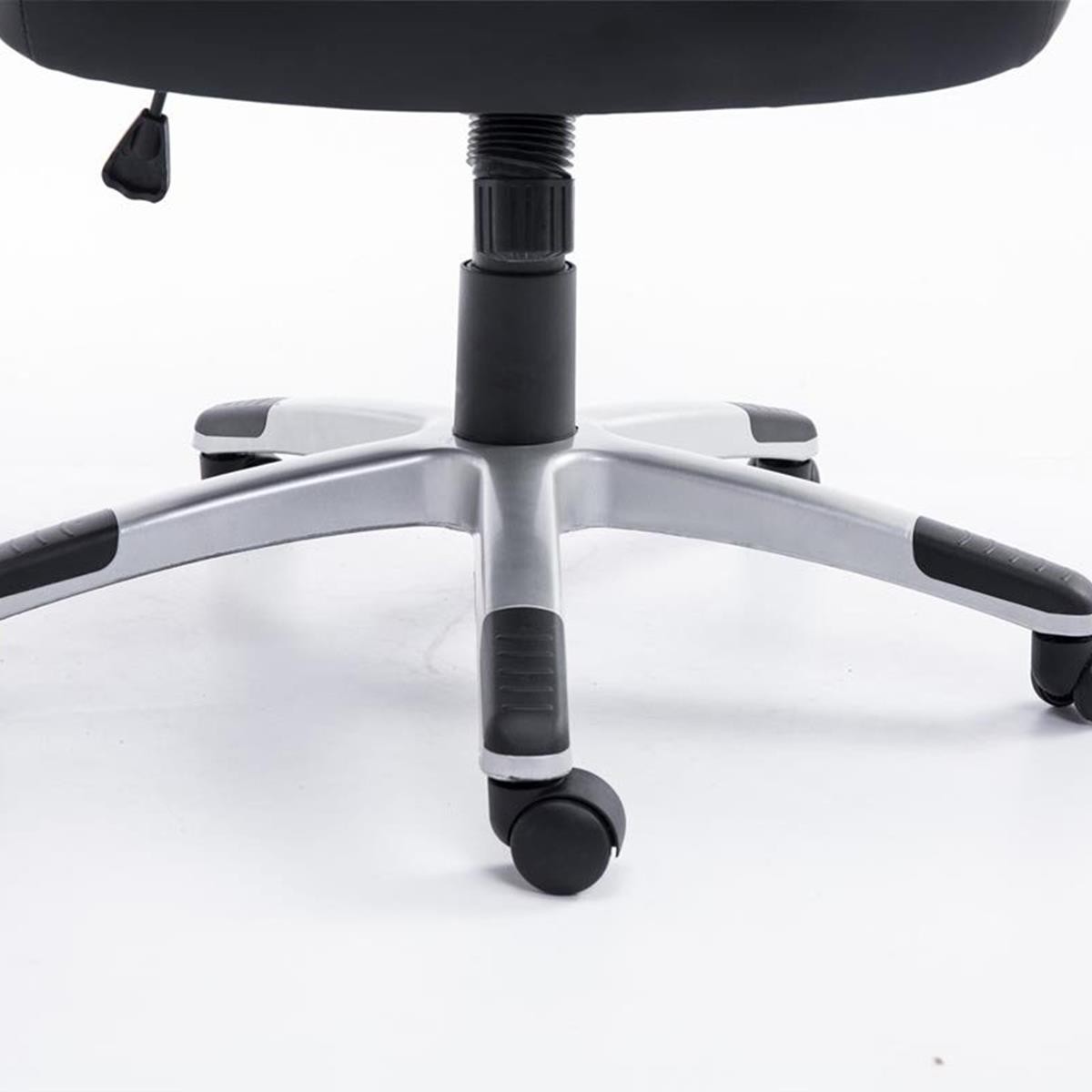 Silla Gaming SAINZ, Diseño Deportivo, Grueso Acolchado, En Piel Negro/Azul