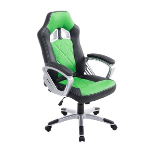 Silla Gaming SAINZ en Piel Negro/Azul