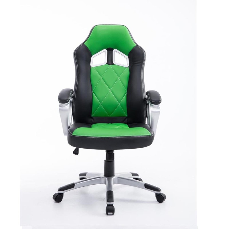 Silla Gaming SAINZ en Piel Negro/Azul