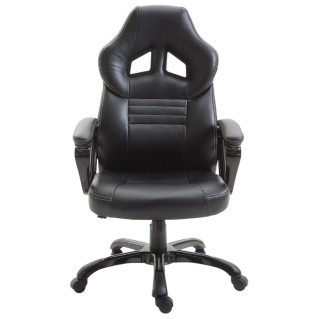 Silla Gaming RAIKONEN en Piel Negra 2