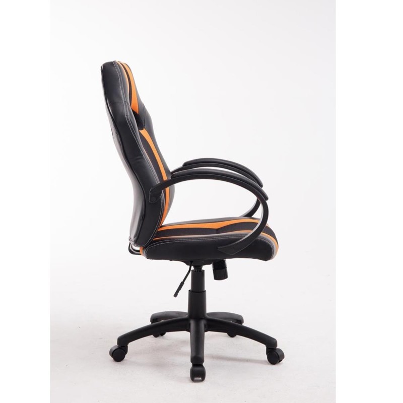 Silla Gaming KUBICA en Piel y Malla Negro