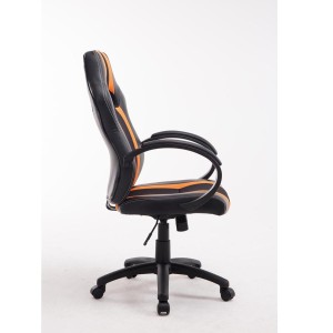 Silla Gaming KUBICA en Piel y Malla Negro