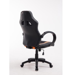 Silla Gaming KUBICA en Piel y Malla Negro