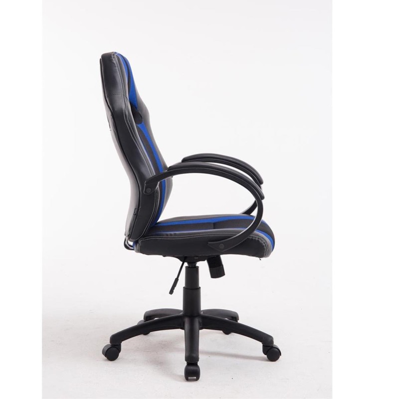 Silla Gaming KUBICA en Piel y Malla Negro