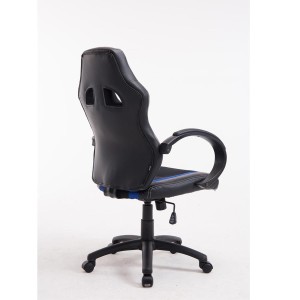 Silla Gaming KUBICA en Piel y Malla Negro
