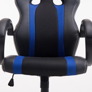 Silla Gaming KUBICA en Piel y Malla Negro