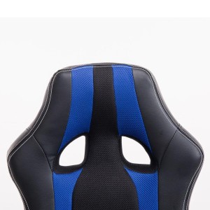 Silla Gaming KUBICA en Piel y Malla Negro