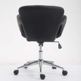 Silla de Oficina ALVA en Piel color Negro 2