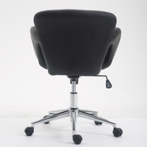 Silla de Oficina ALVA en Piel color Negro