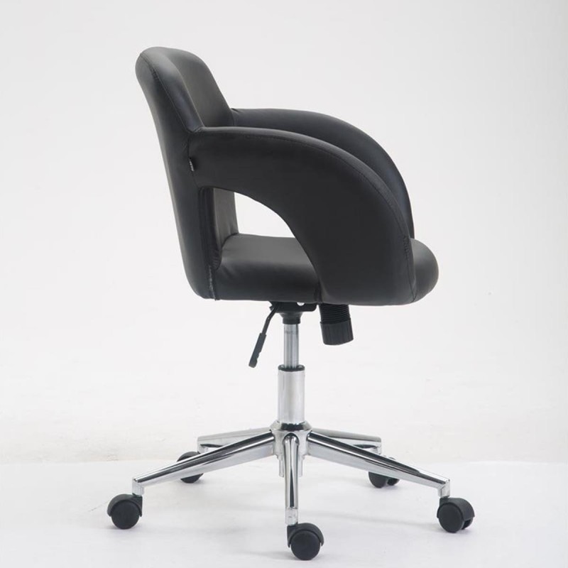 Silla de Oficina ALVA en Piel color Negro