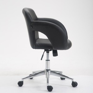 Silla de Oficina ALVA en Piel color Negro