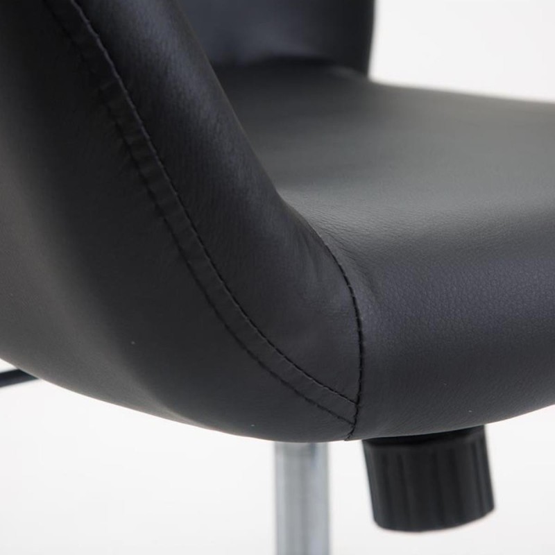 Silla de Oficina ALVA en Piel color Negro
