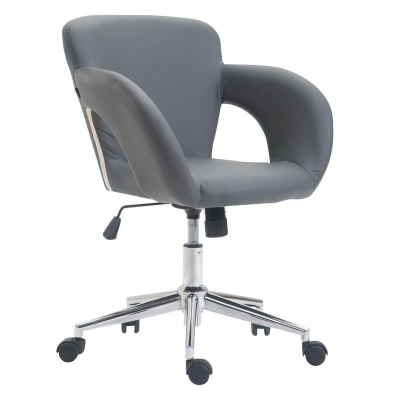 Silla de Oficina ALVA en Piel color Negro