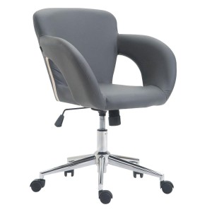 Silla de Oficina ALVA en Piel color Negro