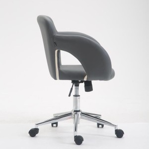 Silla de Oficina ALVA en Piel color Negro