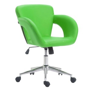 Silla de Oficina ALVA en Piel color Negro