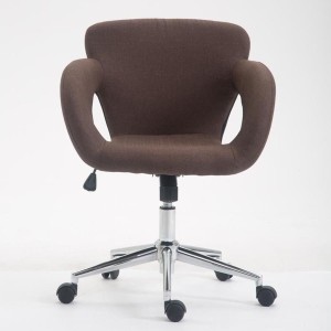Silla de Oficina ALVA TELA en color Marrón
