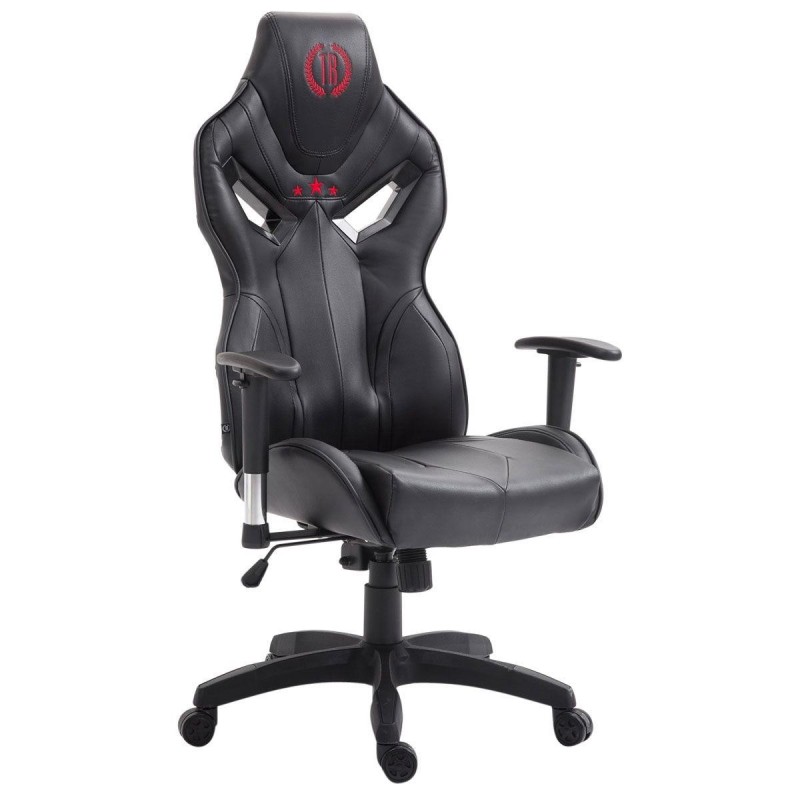 Silla Gaming HAMIL PIEL color Negro