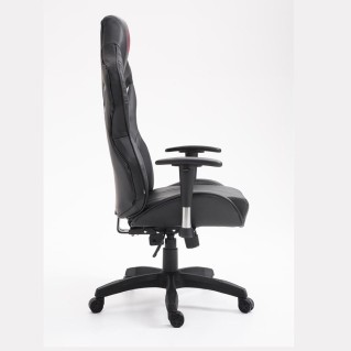 Silla Gaming HAMIL PIEL color Negro 2