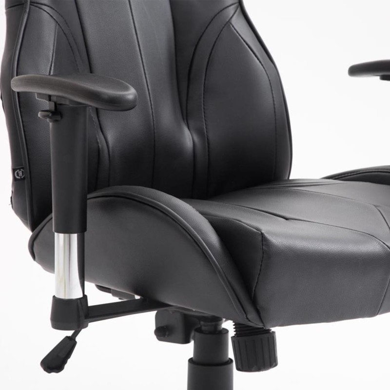 Silla Gaming HAMIL PIEL color Negro