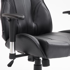 Silla Gaming HAMIL PIEL color Negro