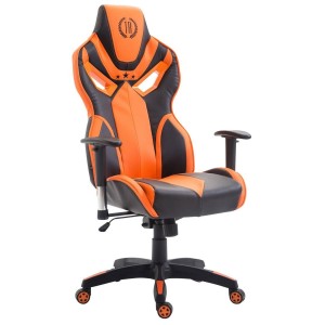 Silla Gaming HAMIL PIEL color Negro