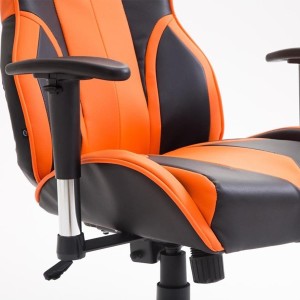 Silla Gaming HAMIL PIEL color Negro