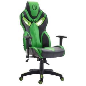 Silla Gaming HAMIL PIEL color Negro
