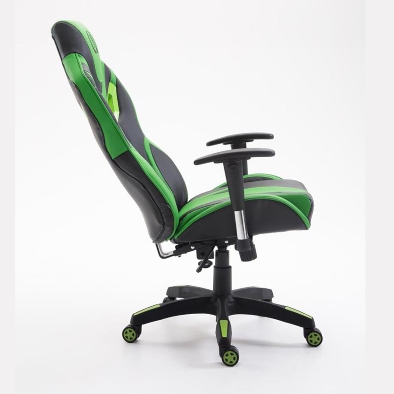 Silla Gaming HAMIL PIEL color Negro