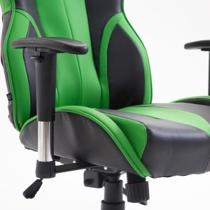 Silla Gaming HAMIL PIEL color Negro
