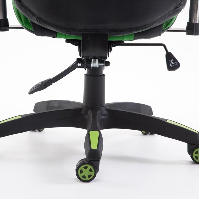 Silla Gaming HAMIL PIEL color Negro