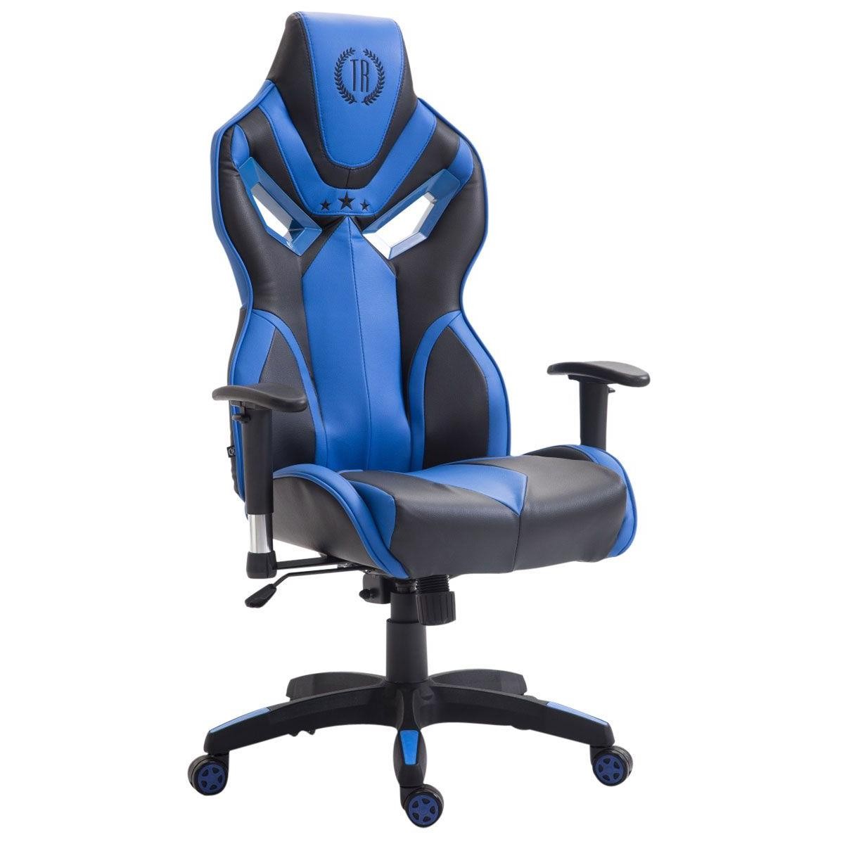 Silla de Oficina HAMIL PIEL, diseño ergonómico, color Negro