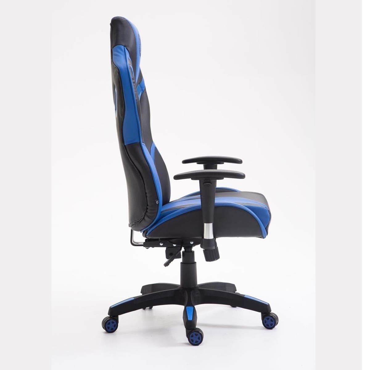 Silla de Oficina HAMIL PIEL, diseño ergonómico, color Negro