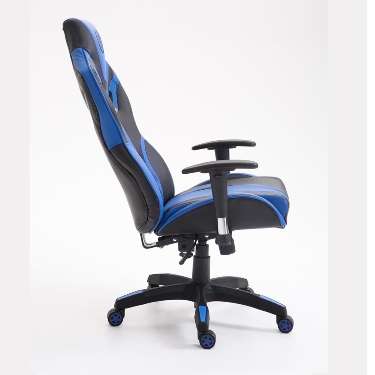 Silla de Oficina HAMIL PIEL, diseño ergonómico, color Negro