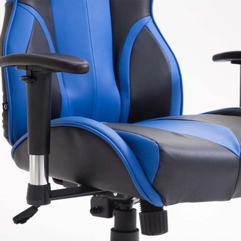 Silla Gaming HAMIL PIEL color Negro