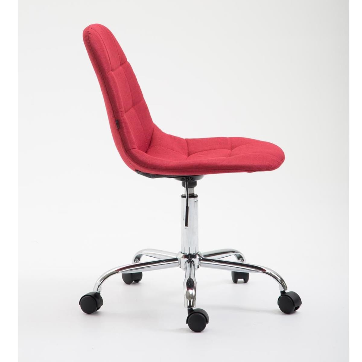 Silla de Oficina DANIL TELA, Gran Acolchado, Estructura Metálica, en color Negro