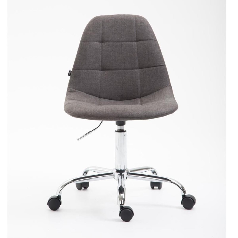Silla de Oficina DANIL TELA en Piel color negro