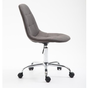 Silla de Oficina DANIL TELA en Piel color negro
