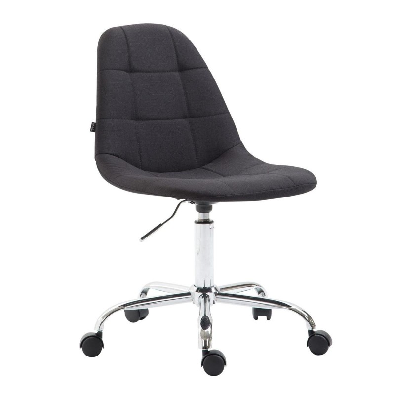 Silla de Oficina DANIL TELA en Piel color negro